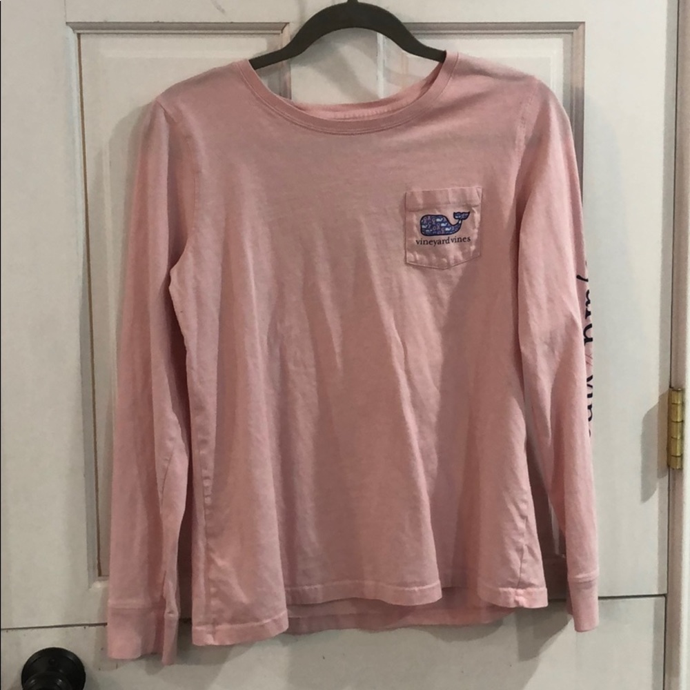 Pink Long sleeved tee from Vineyard Vines